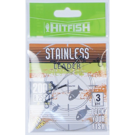 Pavadėliai Hitfish Stainless Leader 1*19