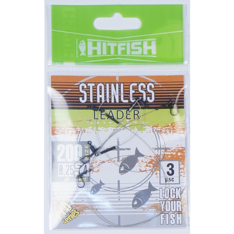 Pavadėliai Hitfish Stainless Leader 1*19