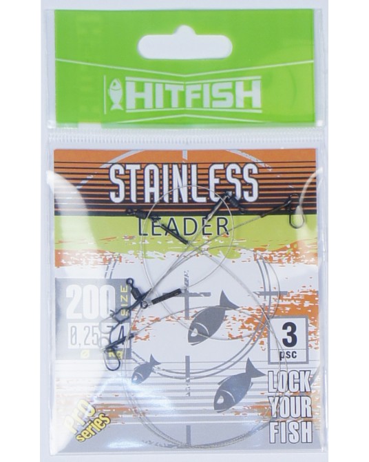 Pavadėliai Hitfish Stainless Leader 1*19