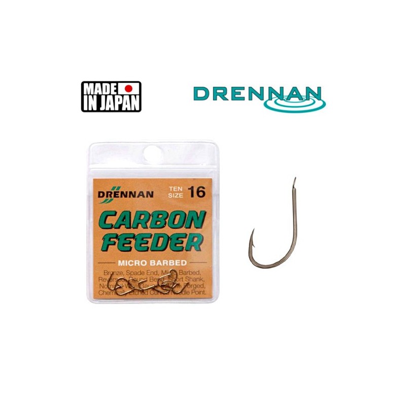 Kabliukai Drennan Carbon Feeder