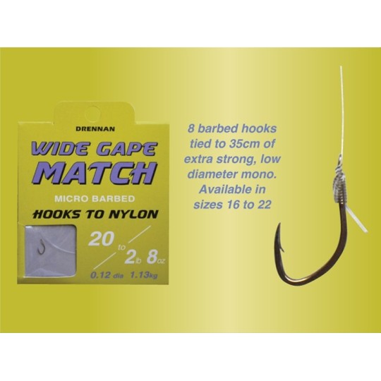 Kabliukai Drennan Wide Gape Match