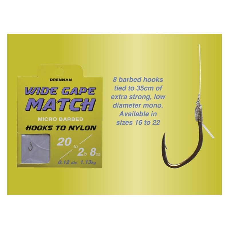 Kabliukai Drennan Wide Gape Match