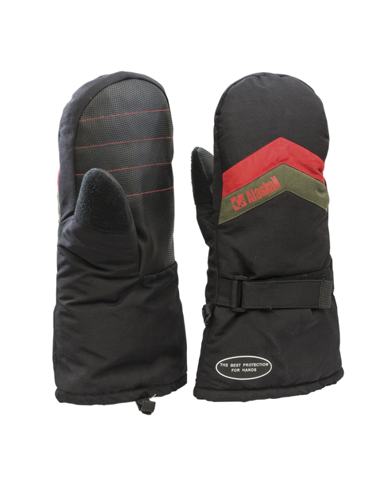 insulated leather mittens