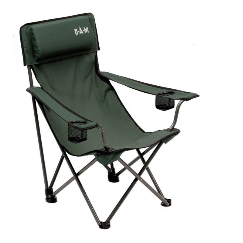 Kėdė DAM FOLDABLE CHAIR WITH BOTTLE HOLDER STEEL