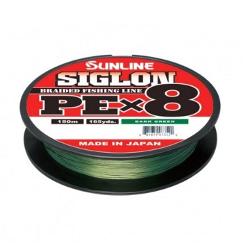 Pintas valas Sunline Siglon PE X8 Dark Green