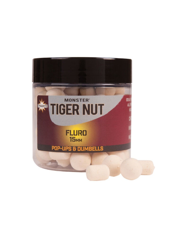 Boiliai su peletėmis Dynamite Baits Tiger Nut Fluoro 15mm Boiliai su peletėmis Dynamite Baits Tiger Nut Fluoro 15mm
