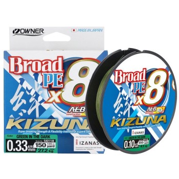 Pintas Valas Owner Broad PE X8 Kizuna Dark Green