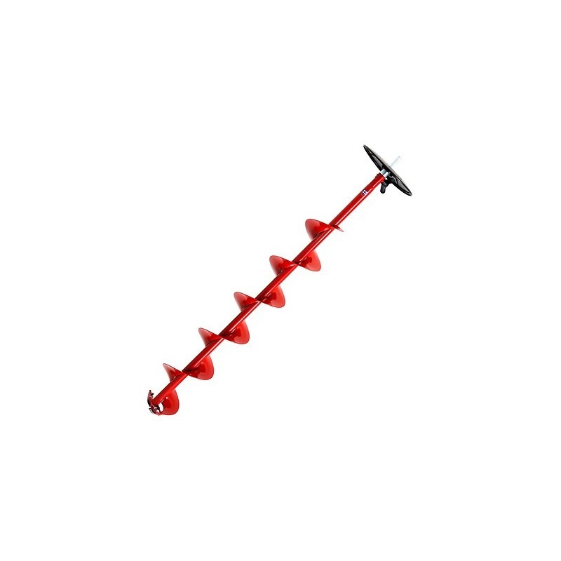 Grąžtas Mora Ice Easy Red su adapteriu 125mm