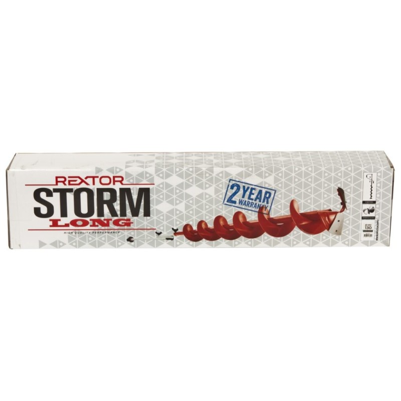 Grąžtas ledui Rextor Storm Long 130mm