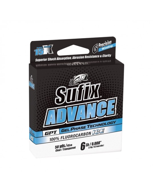 Žieminis Fluorokarbono valas Sufix Advance Ice 50m