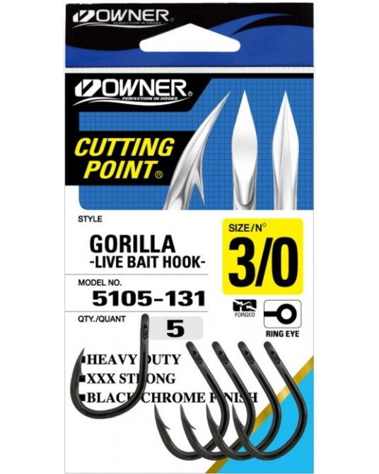 Kabliukai Owner Gorilla Live Bait