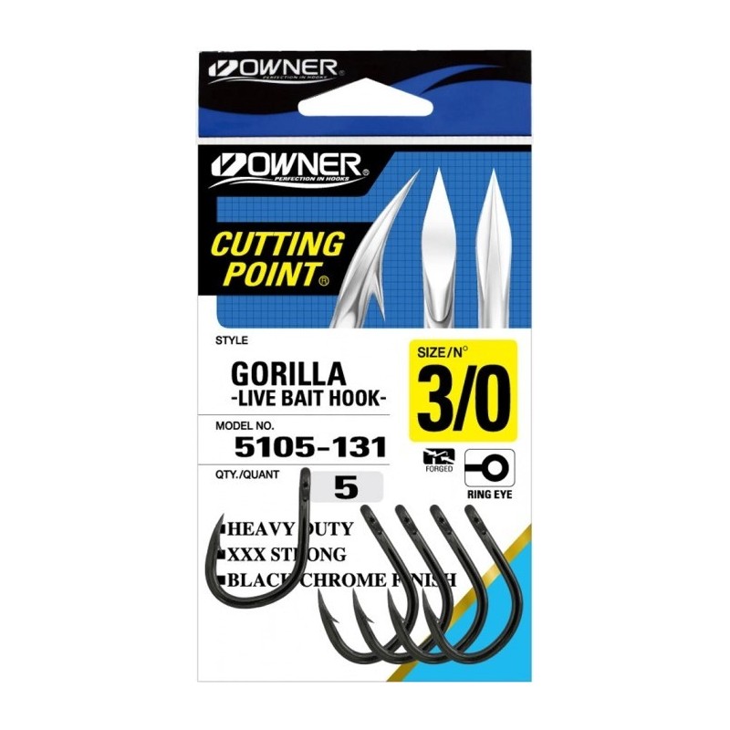 Kabliukai Owner Gorilla Live Bait