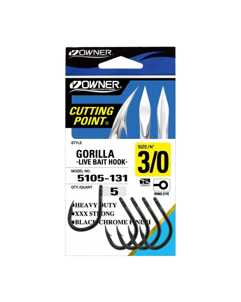 Kabliukai Owner Gorilla Live Bait