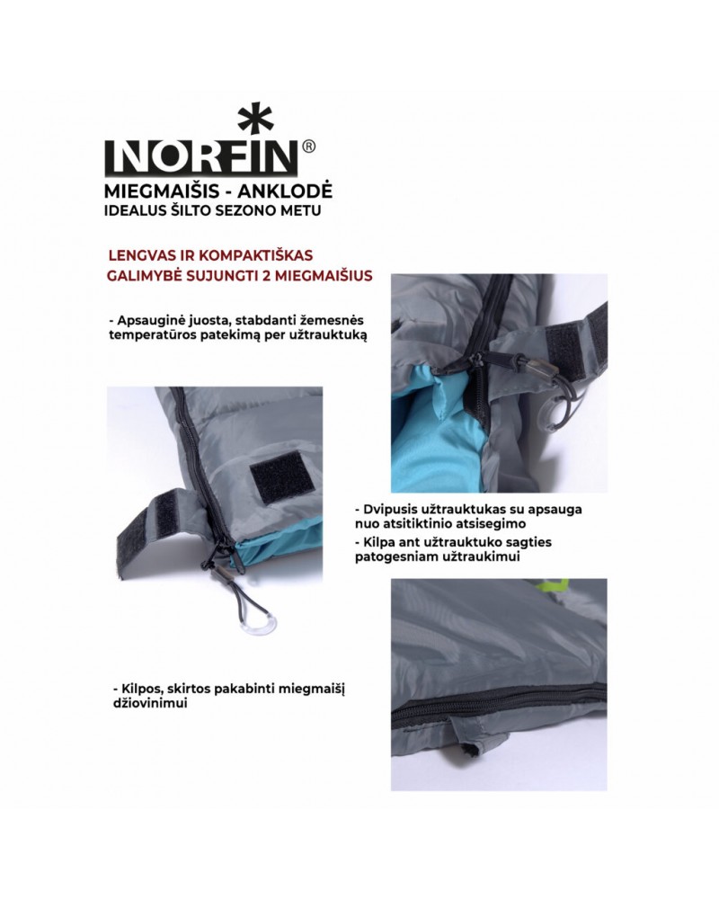 Miegmaišis Norfin Alpine Comfort 250