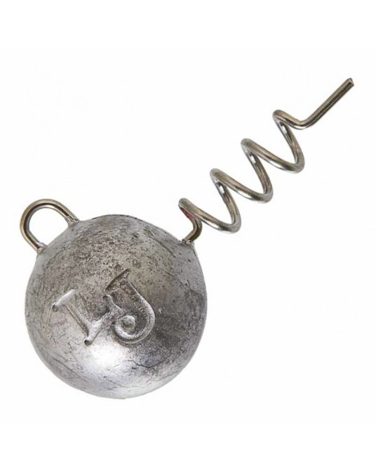 Įsukamas svarelis Lucky John Corkscrew Jig Ball