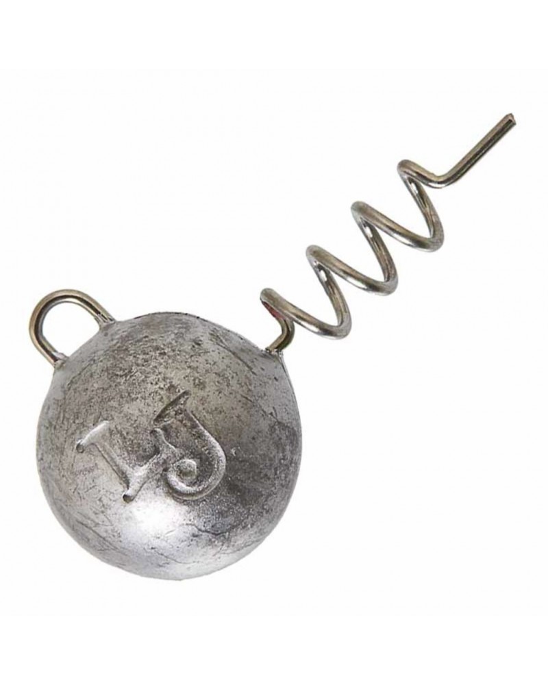 Įsukamas svarelis Lucky John Corkscrew Jig Ball