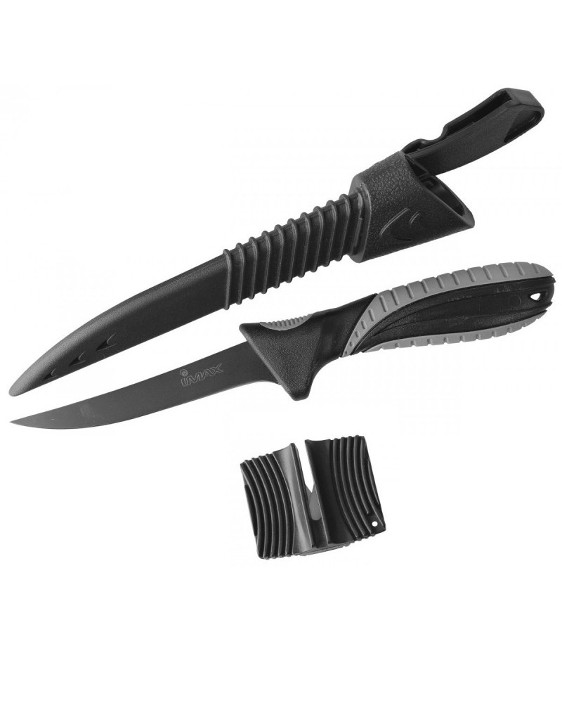 Peilis su galąstuvu Imax Fishing Knife