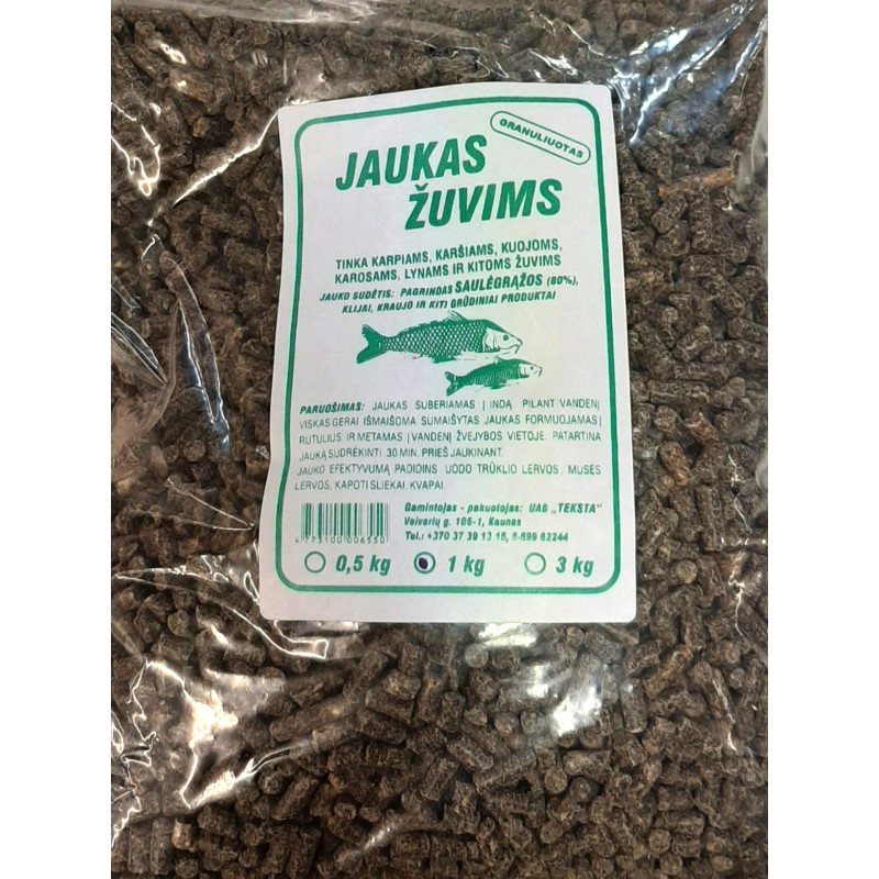 Jaukas žuvims (granuliuotas) 1kg