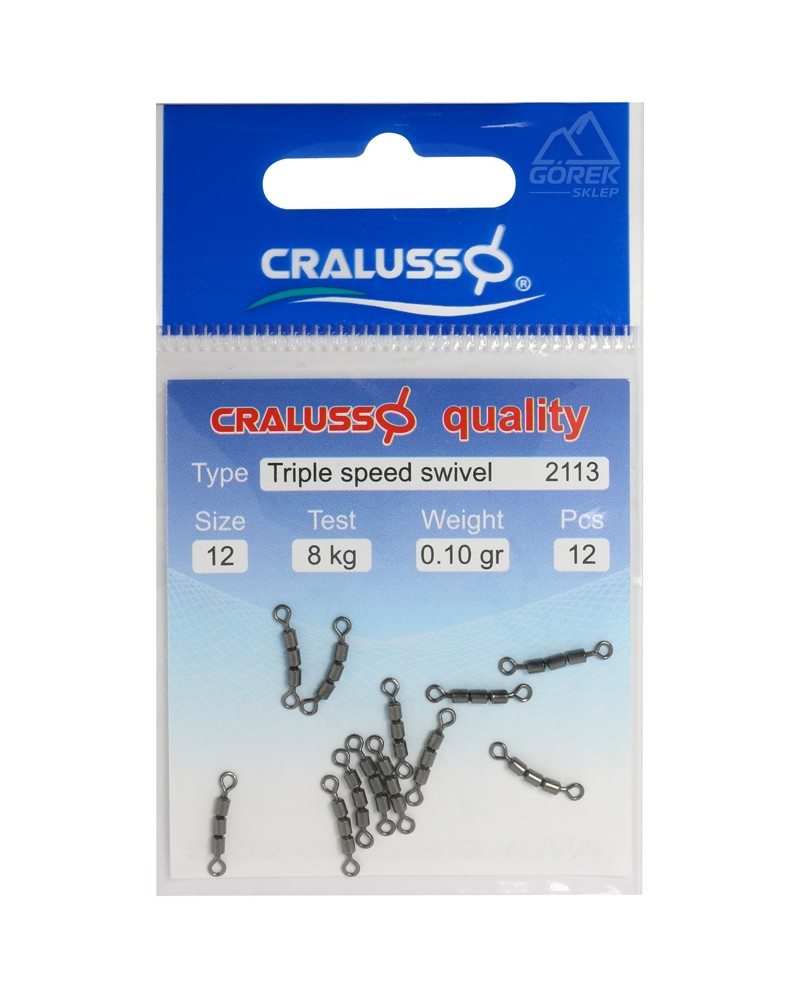Trigubi suktukai Cralusso Triple Speed