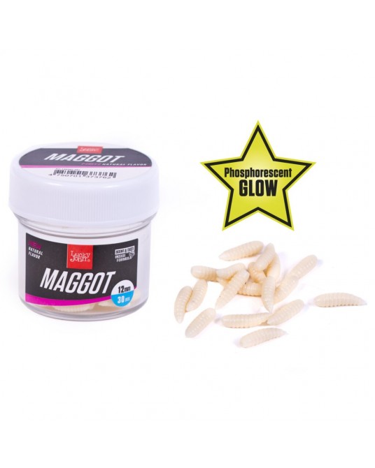 Masalas dirbtinis Lucky John Maggot 12 mm Fluo
