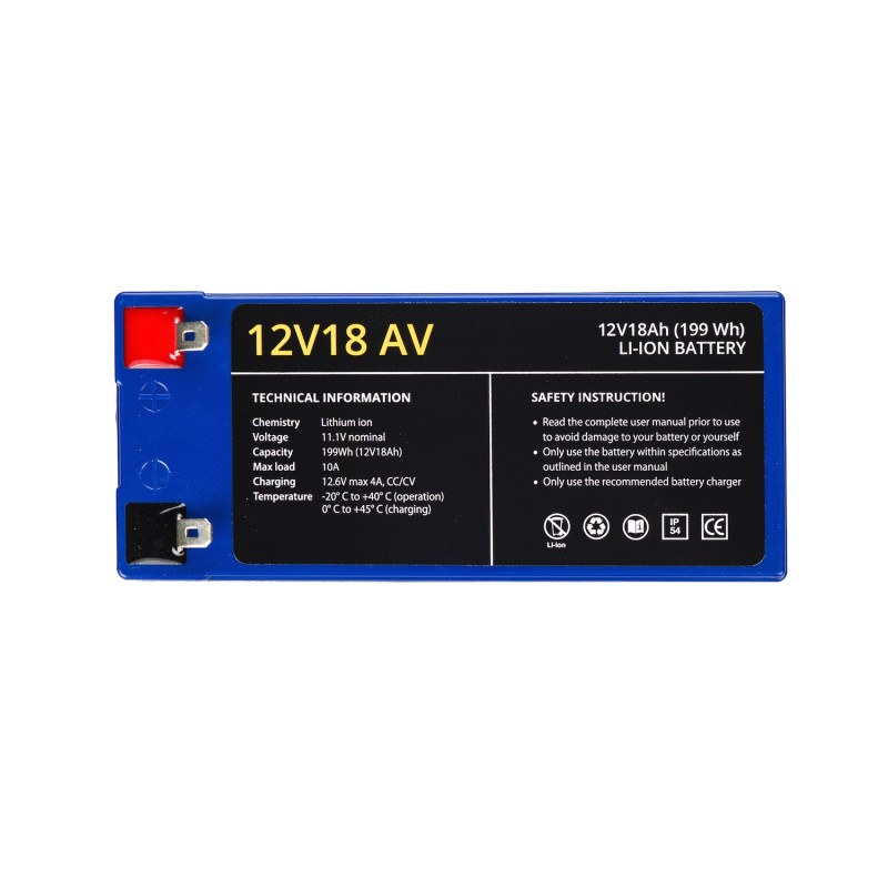 Ličio akumuliatorius Rebelcell 12V 18 AV li-ion 199 Wh