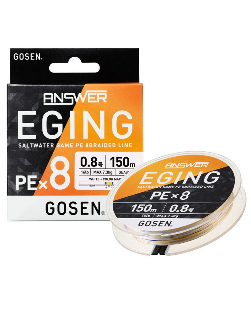 Pintas valas Gosen Answer Eging PE X8