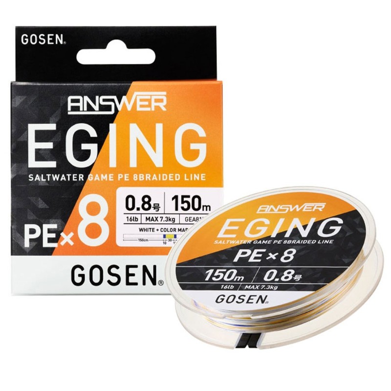 Pintas valas Gosen Answer Eging PE X8