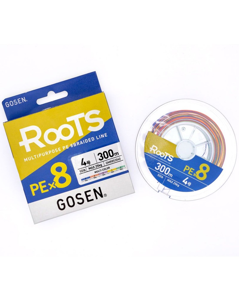 Pintas valas Gosen Roots PE X8 Multicolor
