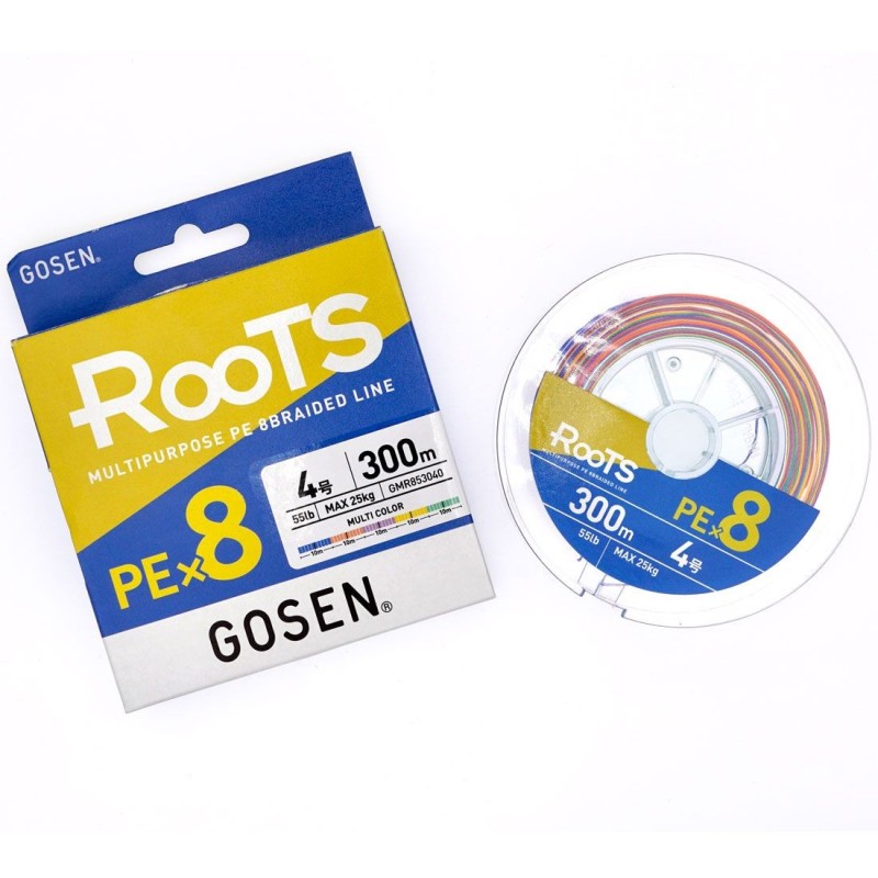 Pintas valas Gosen Roots PE X8 Multicolor