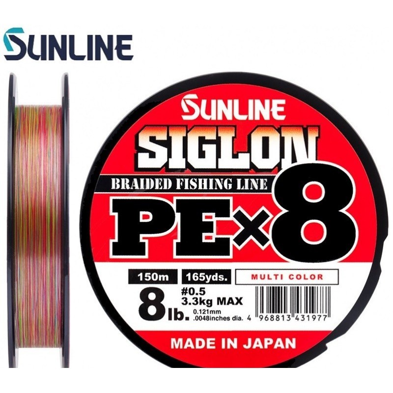 Pintas Valas Sunline Siglon PE X8 Multicolor vejo Kultas Pintas Valas Sunline Siglon PE X8 Multicolor vejo Kultas