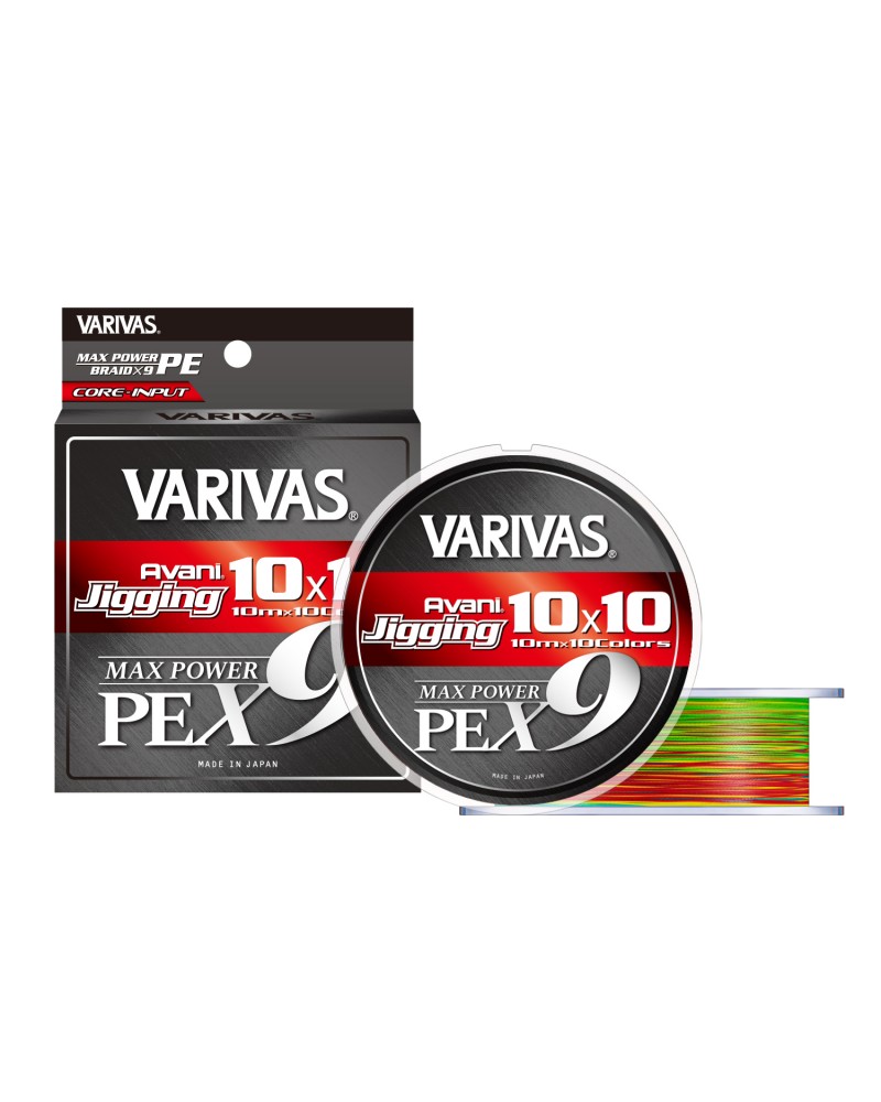 Pintas valas Varivas Jigging 10x10 Max Power PE X9