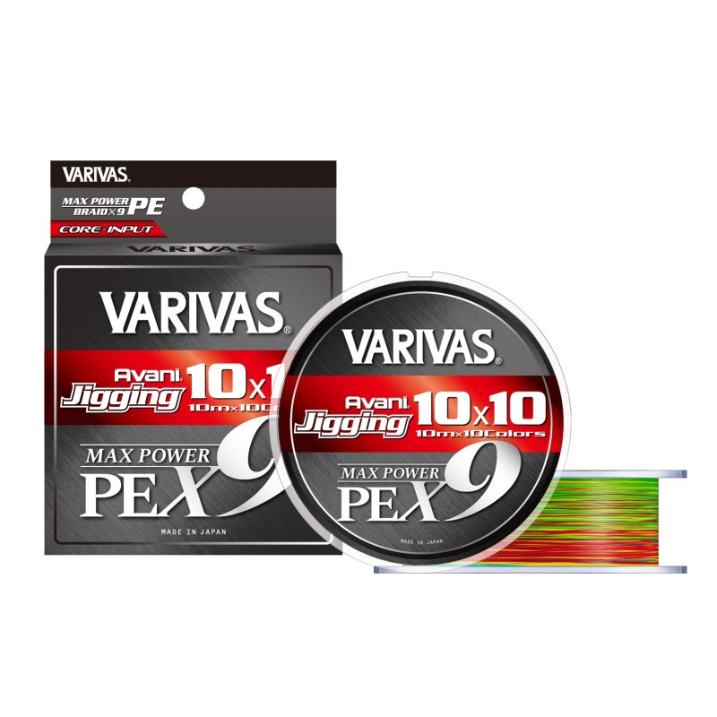 Pintas valas Varivas Jigging 10x10 Max Power PE X9