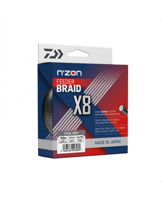 Pintas valas Daiwa NZon X8 Braid