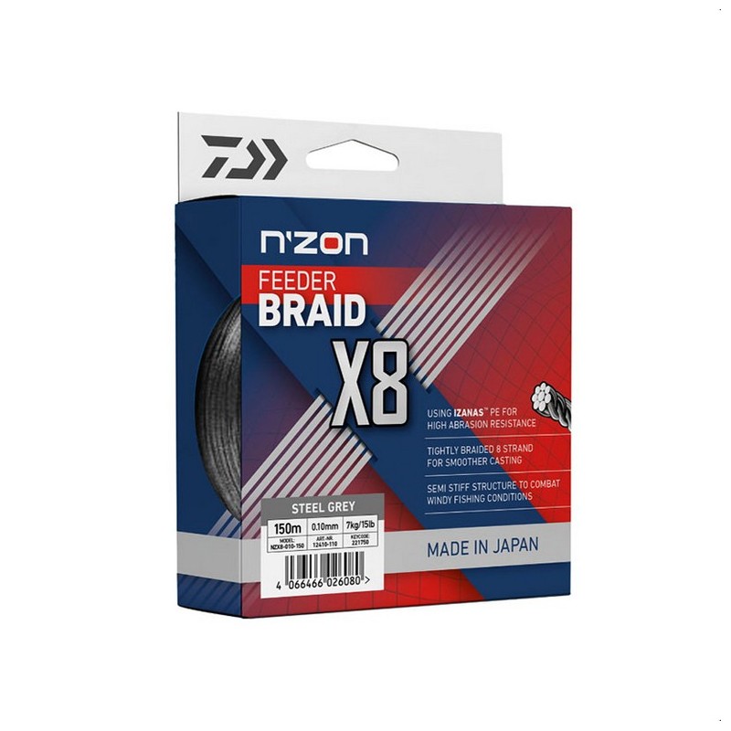 Pintas valas Daiwa NZon X8 Braid