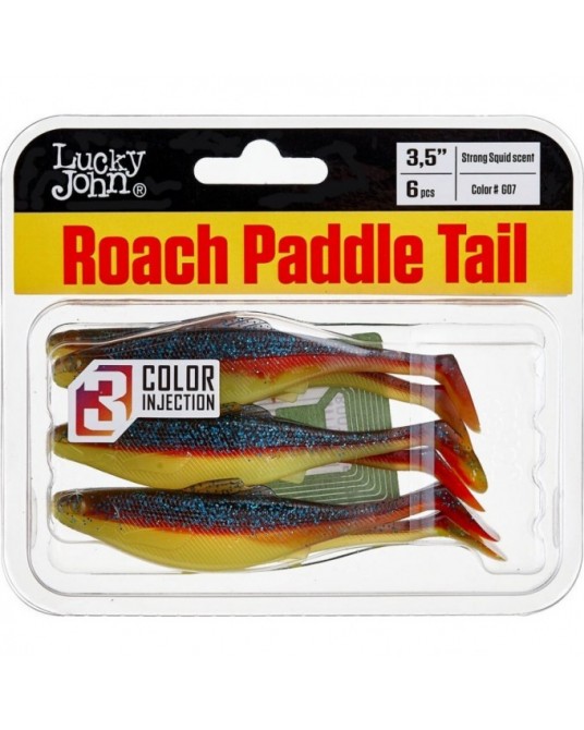 GuminukaI Lucky John Pro Roach Paddle Tail 3,5"