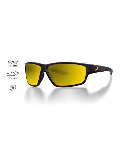 Akiniai Westin W6 Sport 20 Matte Brown Stripe - LB Brown LM Yellow AR Green