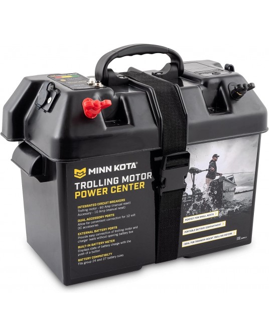 Akumuliatoriaus dėžė Minn Kota TROLLING MOTOR POWER CENTER