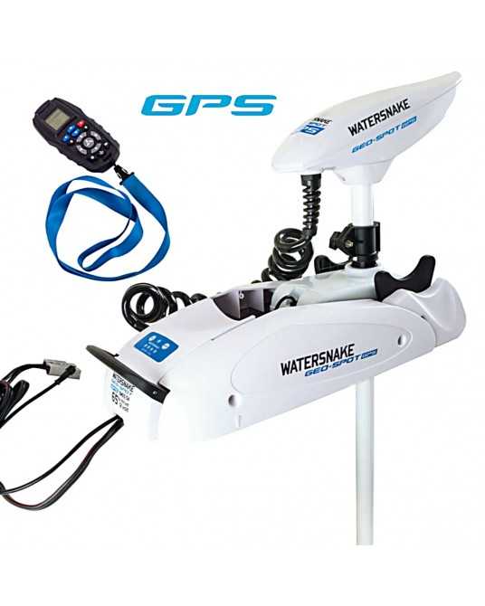 Elektrinis trolingo variklis WaterSnake GEO-SPOT GPS 65LB 54”