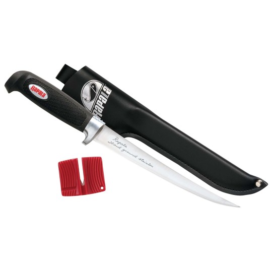 Peilis su galąstuvu Rapala Soft Grip Fillet Knives BP706SH1