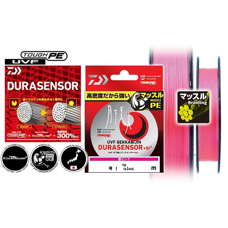 Pintas valas Daiwa UVF GekkaBijin Dura Sensor +Si2