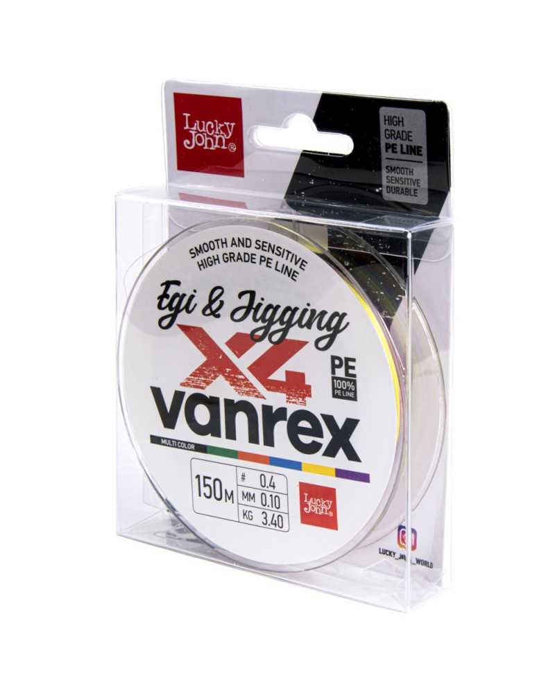 Pintas valas Lucky John Vanrex X4 Egi & Jigging Multi 150m