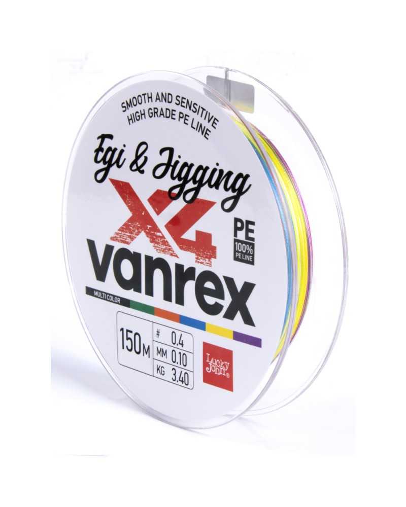 Pintas valas Lucky John Vanrex X4 Egi & Jigging Multi 150m