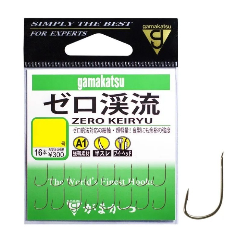 Kabliukai Gamakatsu A1 Zero Keiryu