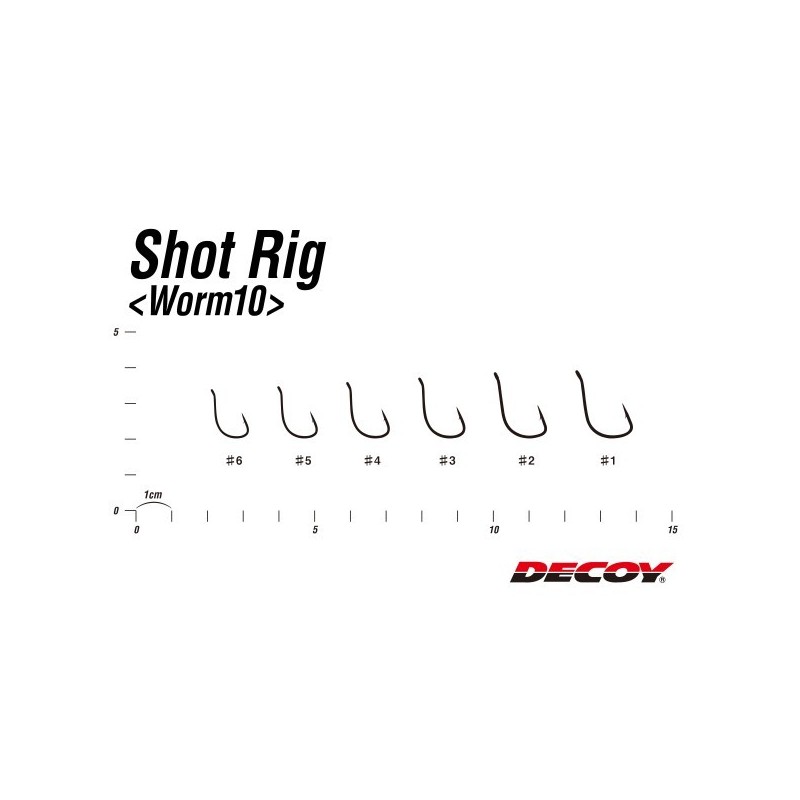Kabliukai Decoy Worm10 Shot Rig