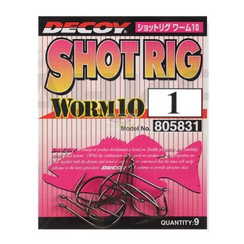 Kabliukai Decoy Worm10 Shot Rig