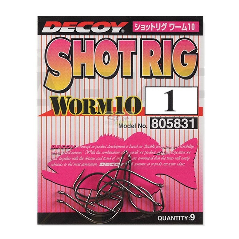 Kabliukai Decoy Worm10 Shot Rig