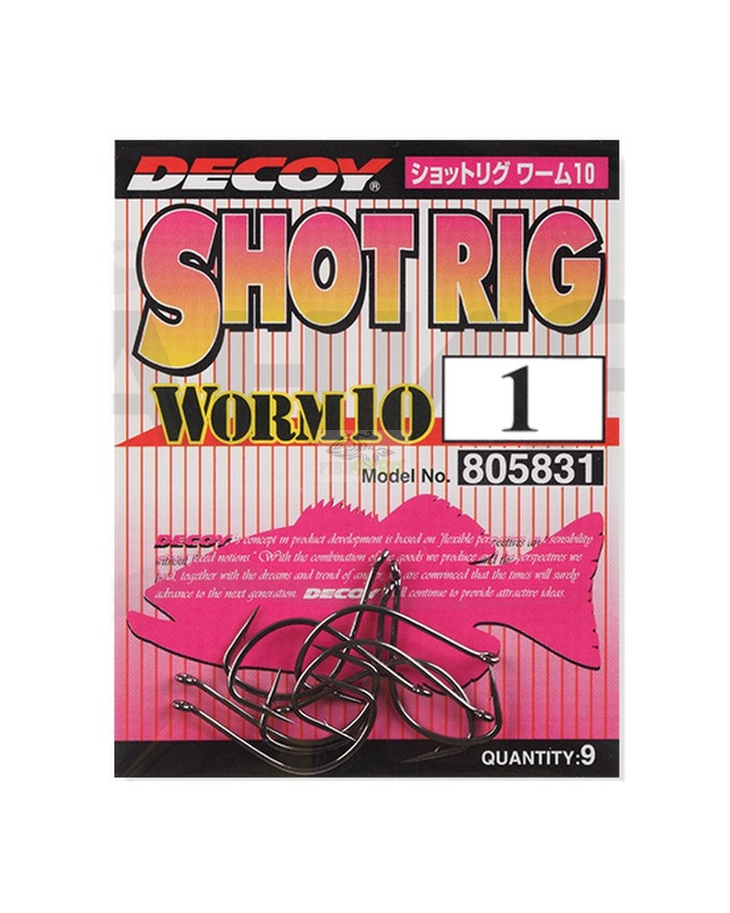 Kabliukai Decoy Worm10 Shot Rig