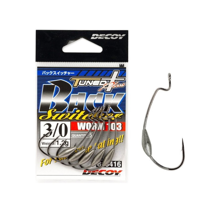 Ofsetiniai kabliukai Decoy Worm103 Back Switcher