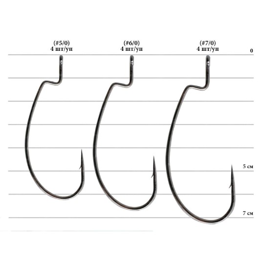 Ofsetiniai kabliukai Decoy Worm18