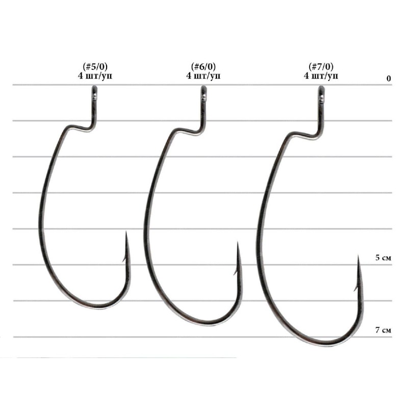 Ofsetiniai kabliukai Decoy Worm18